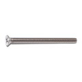 Midwest Fastener #10-24 x 2-1/2 in Phillips Flat Machine Screw, Plain Stainless Steel, 50 PK 50692